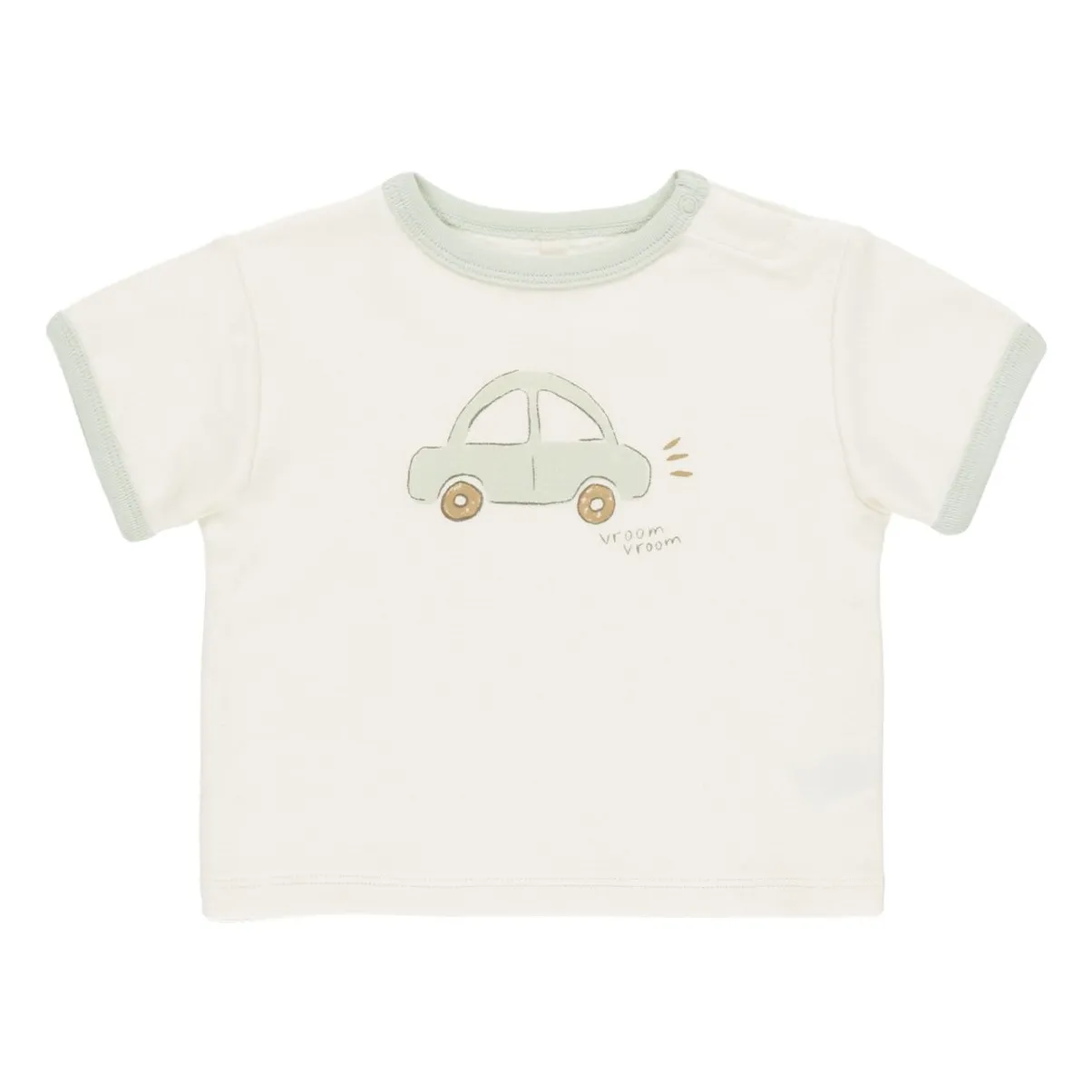 Quincy Mae Ivory Car Ringer T-Shirt