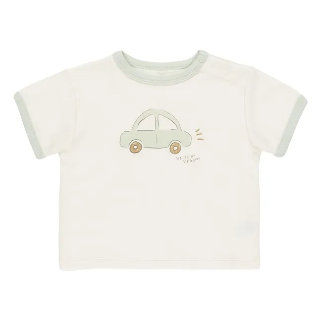 T-shirt Voiture Ringer | Ivoire