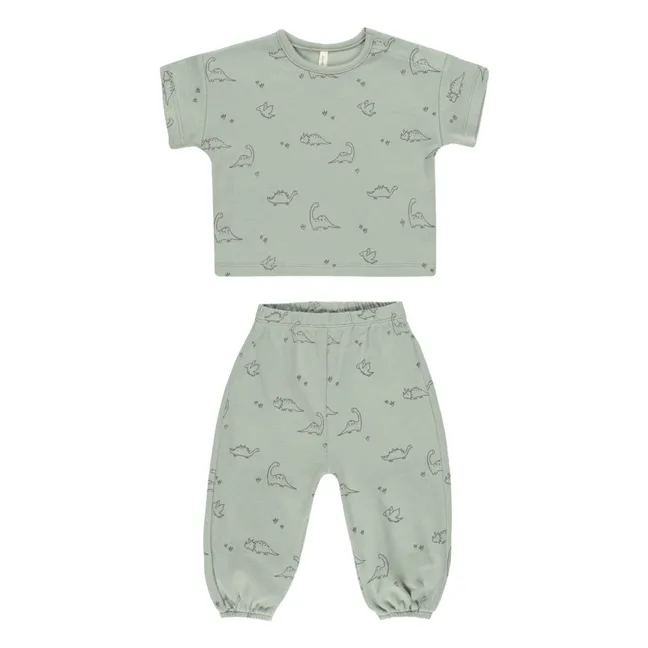 T-shirt and pants set | Celadon