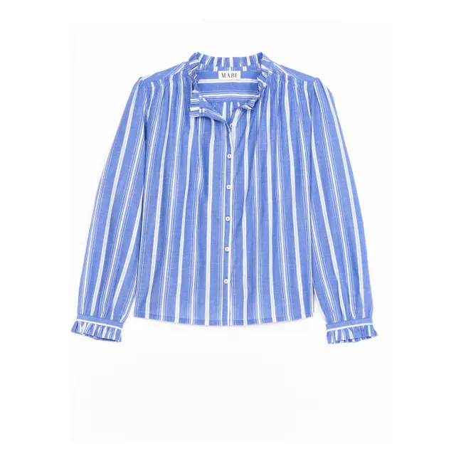 Blusa de rayas Chrissie | Azul