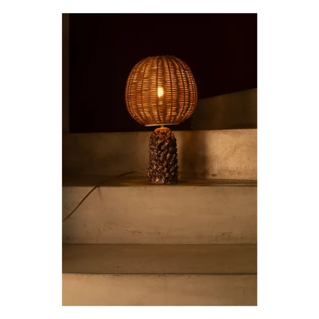 Tischlampe Rose | Braun