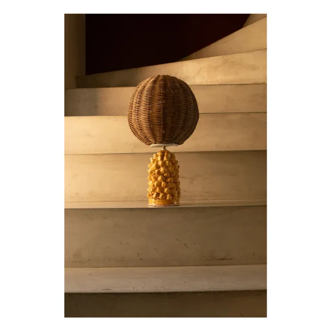 Rose table lamp | Yellow