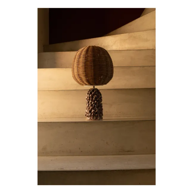 Tischlampe Rose | Braun