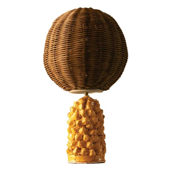 Rose table lamp | Yellow