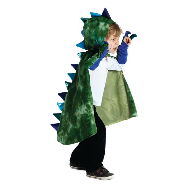 Mantello da drago con artigli | Verde militare