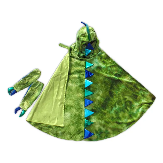 Capa de dragón con garras | Verde Kaki