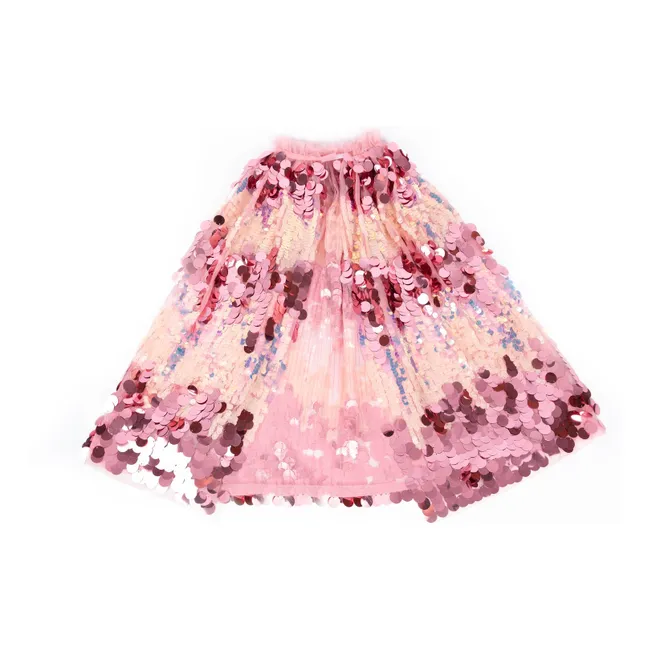 La mantella in paillettes della 5th Avenue | Rosa