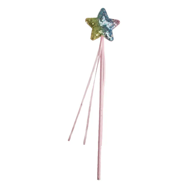 Tutú de mariposa con alas y varita mágica