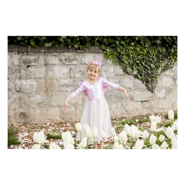 Déguisement robe de Pégase et son serre-tête | Rose