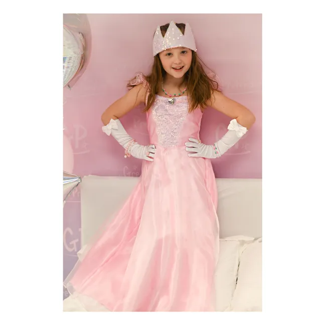 Princess crown with sequins | Pale Pink