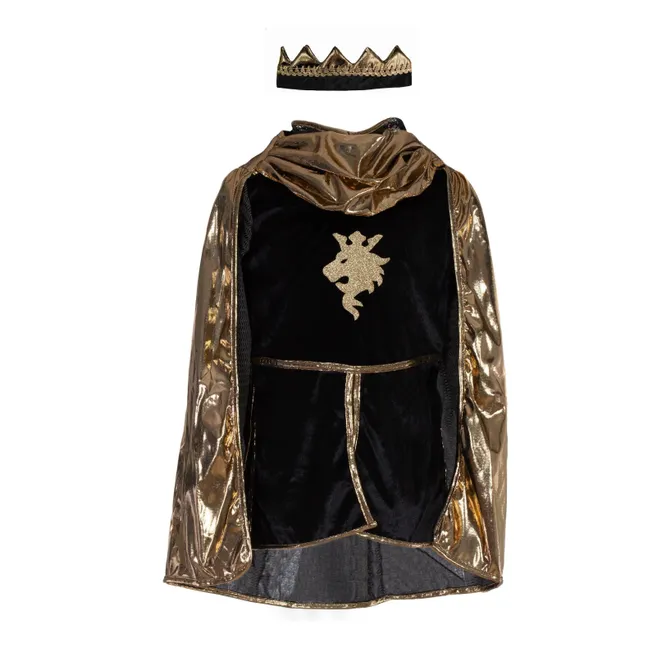 Disfraz de caballero con capa y corona | Or