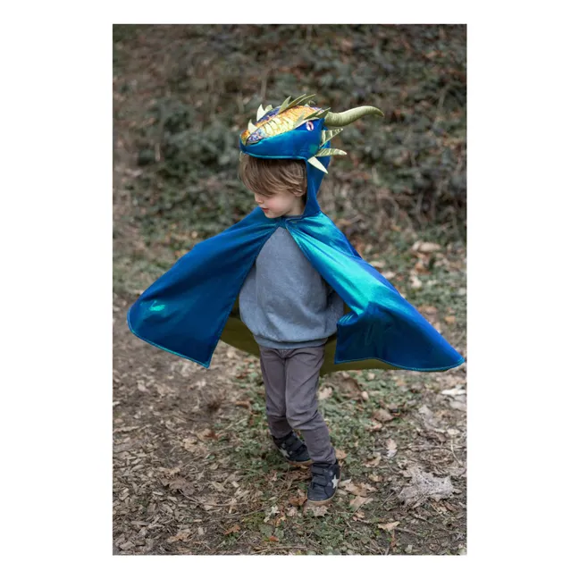 Iridescent Dragon Cape | Blue