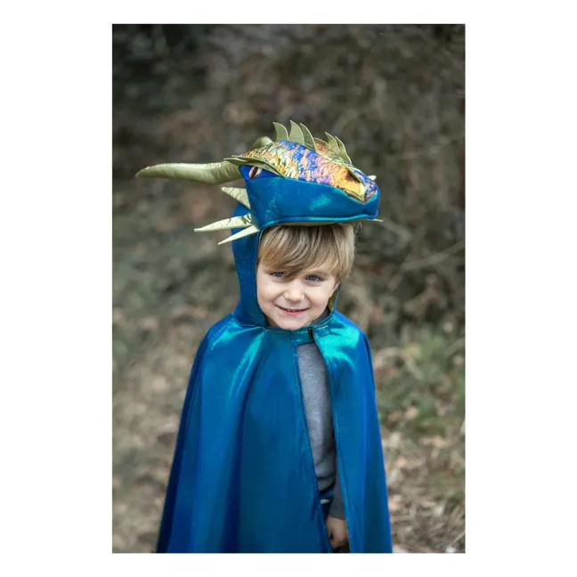 Iridescent Dragon Cape | Blue