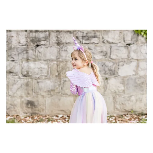 Déguisement robe de Pégase et son serre-tête | Rose