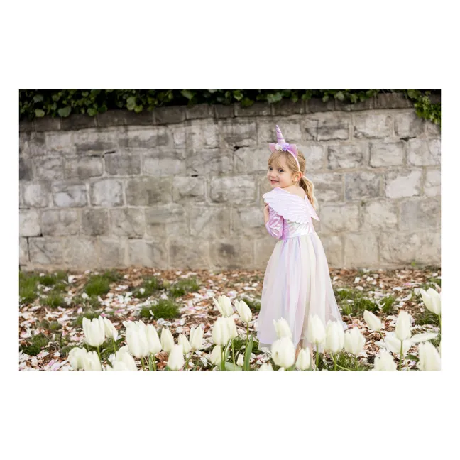 Déguisement robe de Pégase et son serre-tête | Rose