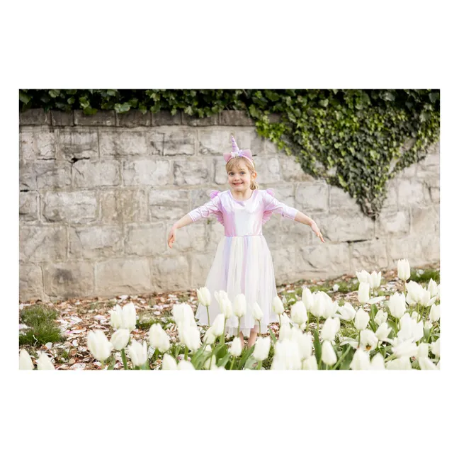 Déguisement robe de Pégase et son serre-tête | Rose