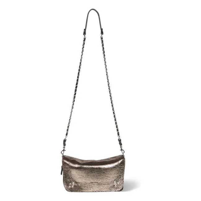 Sac Bobi S Chèvre Lamé | Champagne