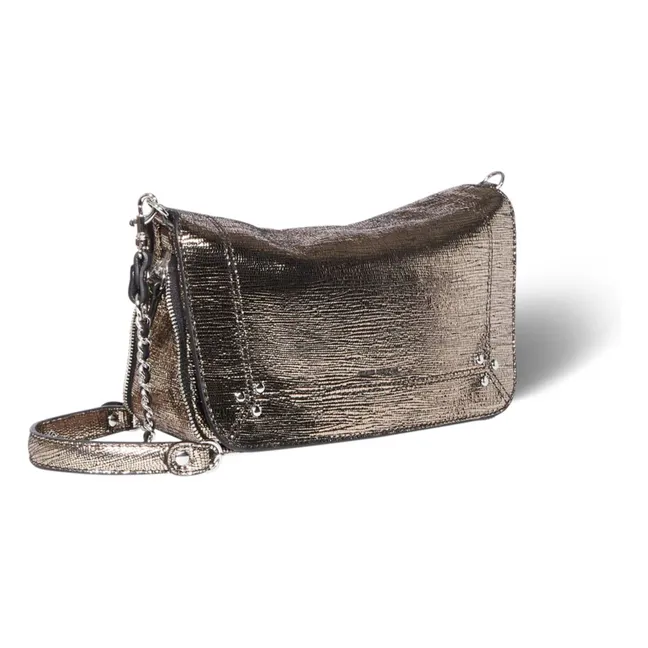 Bag Bobi S Chèvre Lamé | Champagne