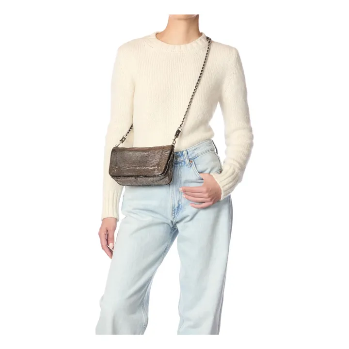 Bag Bobi S Chèvre Lamé | Champagne- Product image n°1