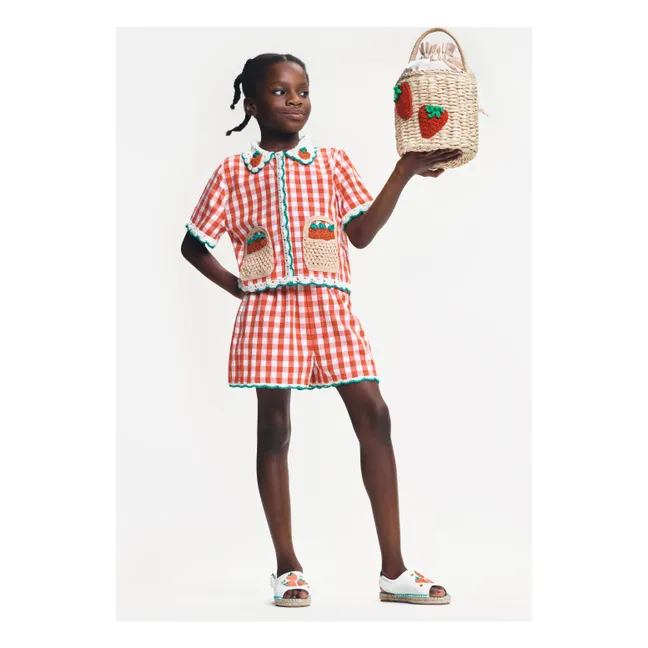 Panier Fraises | Rouge
