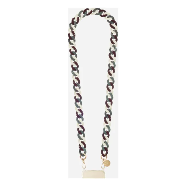 Chaine Longue Gia 120 cm | Bordeaux