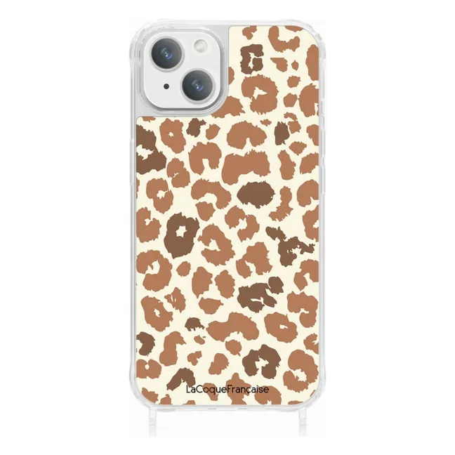 Coque Iphone Imprimé Léopard | Marron
