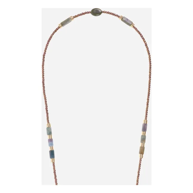 Lange Kette Izzie 120 cm | Grün