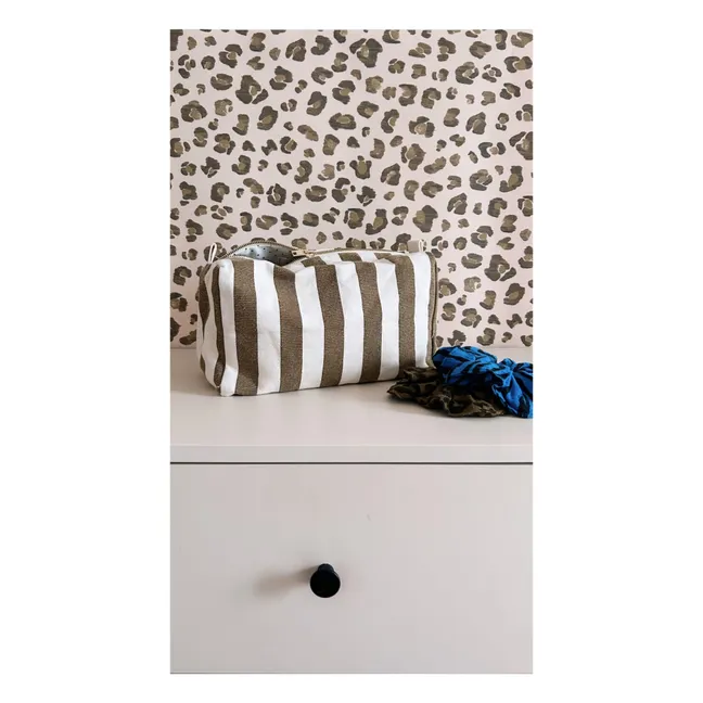 Neceser a rayas de Vic | Olive