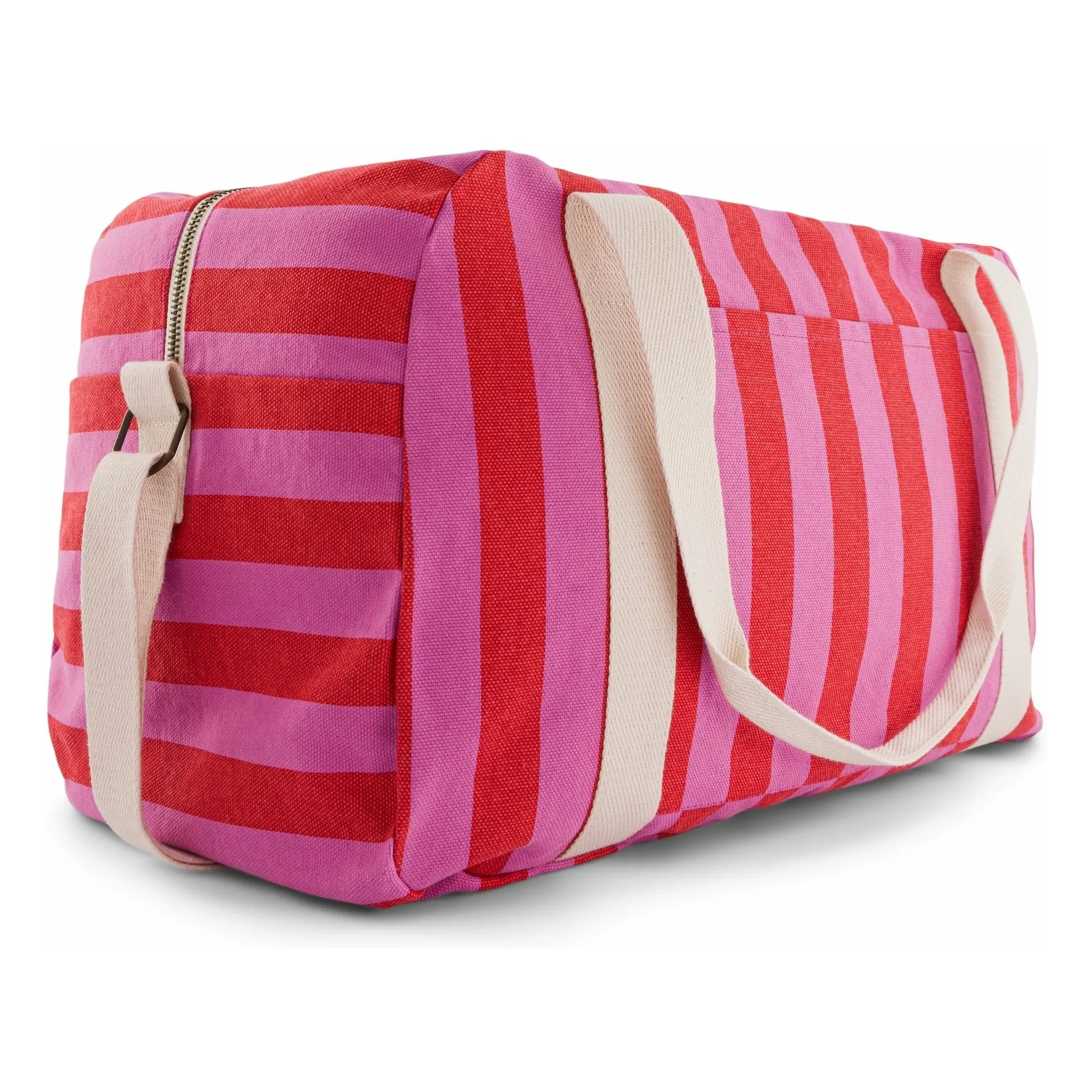 Sac à langer Raphaël rayé | Rose- Image produit n°3