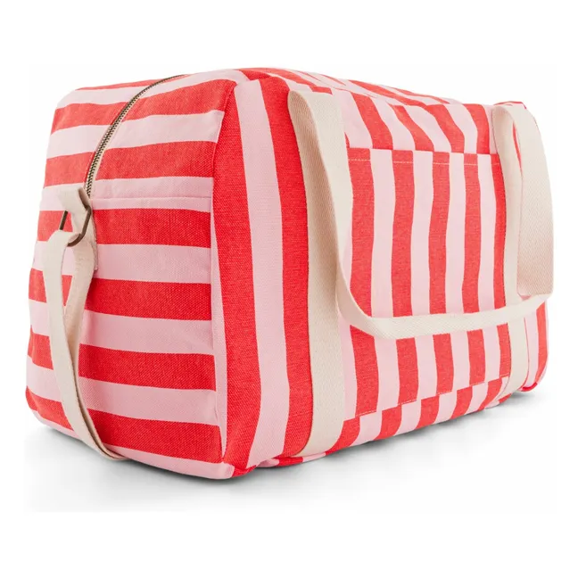 Wickeltasche Raphael gestreift | Rot