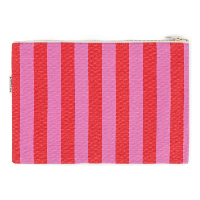 Pochette Lili a righe | Rosso