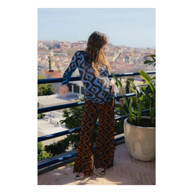 Top de Grossesse Mona Full Moon | Bleu azur