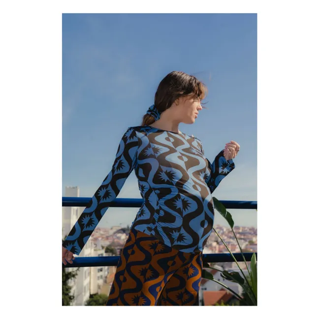 Top de Grossesse Mona Full Moon | Bleu azur