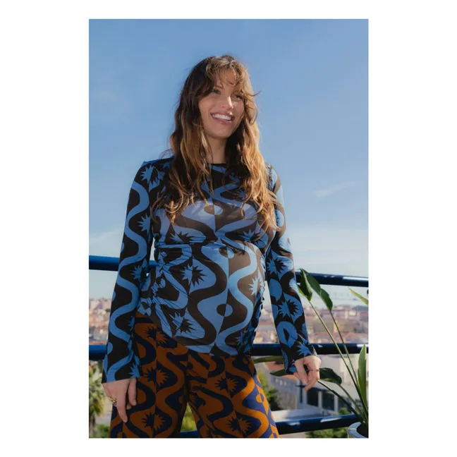 Top de Grossesse Mona Full Moon | Bleu azur