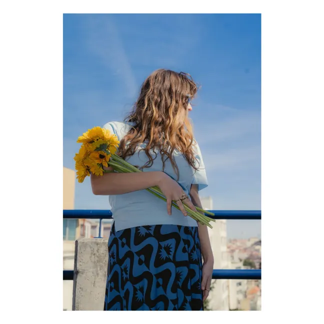 Falda Premamá Carlota Full Moon | Azul Mar