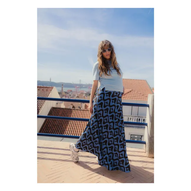 Jupe de Grossesse Carlota Full Moon | Bleu azur