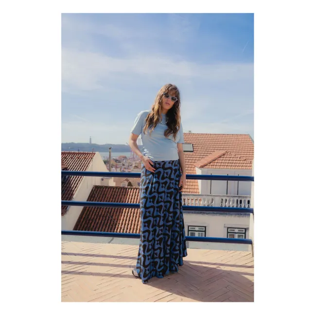 Falda Premamá Carlota Full Moon | Azul Mar