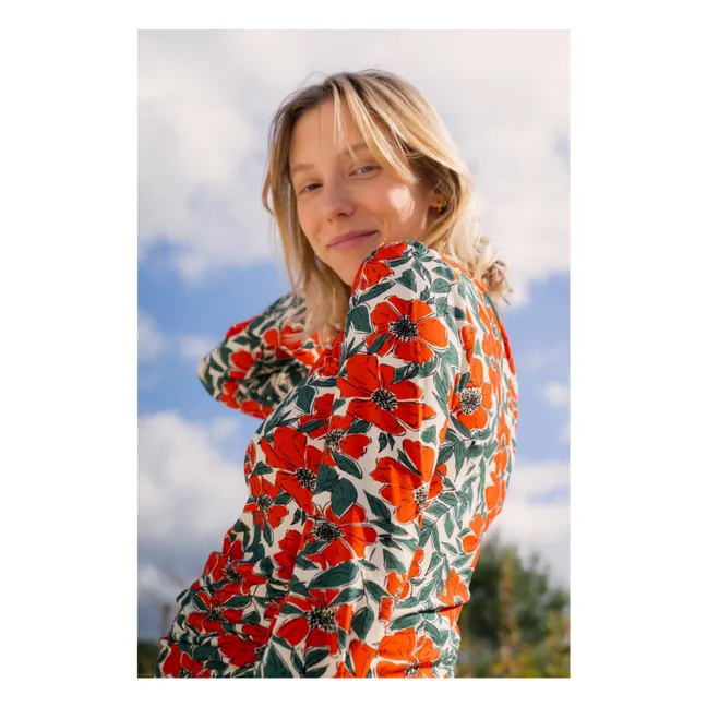 Mona Poppy Pregnancy Top | Red