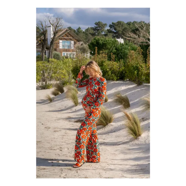 Schwangerschaftshose Andrea Mohnblume | Rot