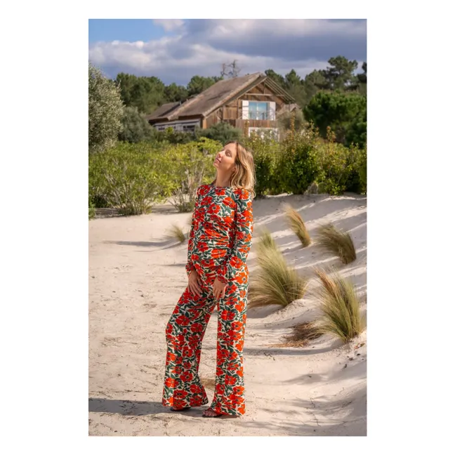 Pantalon de Grossesse Andrea Coquelicot | Rouge