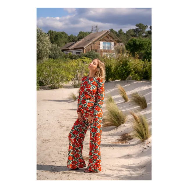 Pantalones de maternidad Andrea Poppy | Rojo