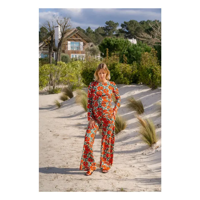 Pantalones de maternidad Andrea Poppy | Rojo