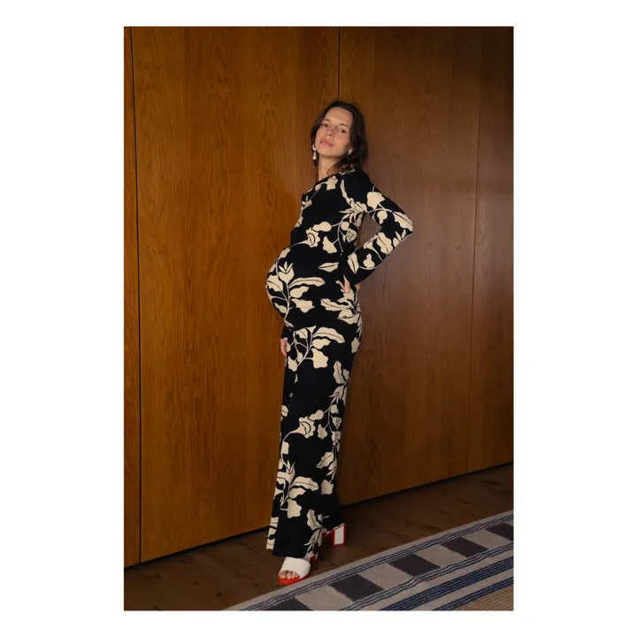 Pantalon de Grossesse Andrea Tokyo | Noir- Image produit n°2