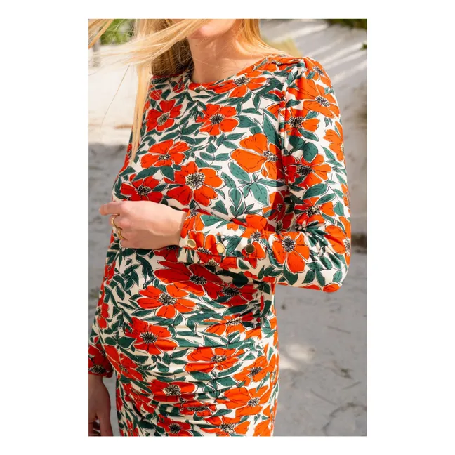 Vestido de embarazada Thelma Poppy | Rojo