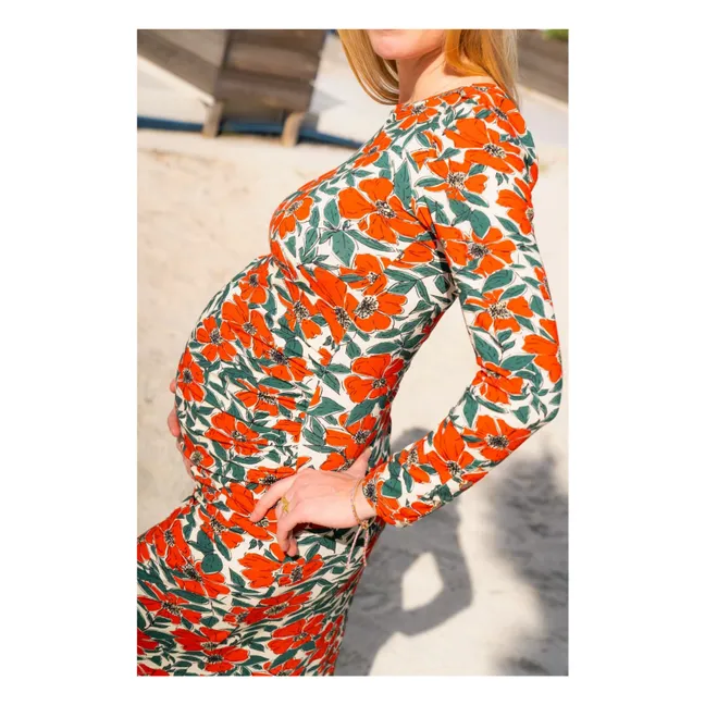 Vestido de embarazada Thelma Poppy | Rojo