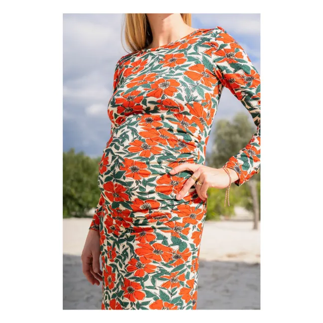 Vestido de embarazada Thelma Poppy | Rojo