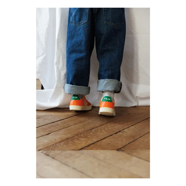 Baskets Lacets Elastiqués VEJA X THE SOCIAL FOOD | Naranja