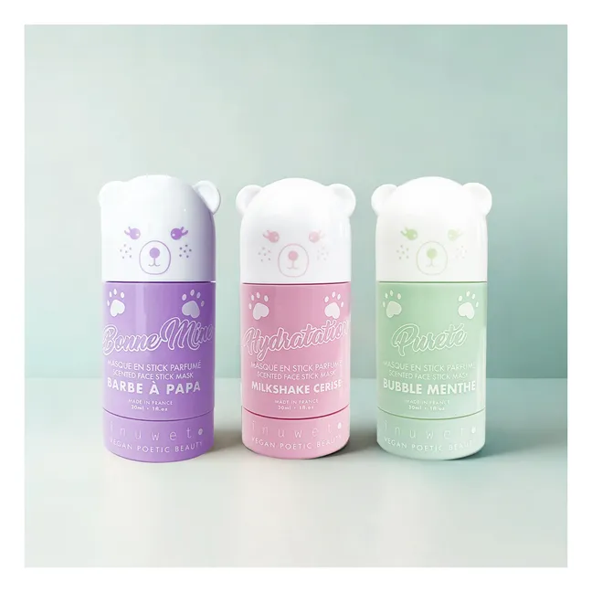 Masque stick hydratant à l'argile Milshake Cerise 