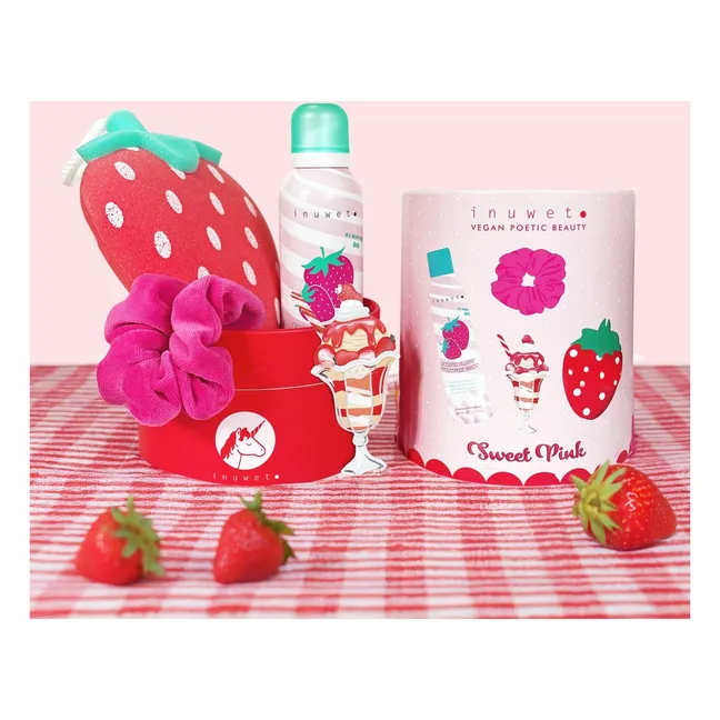 Coffret bombes de bain Fun bath box Fraise 