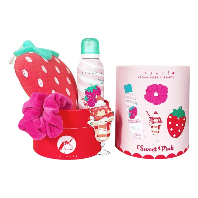 Coffret bombes de bain Fun bath box Fraise 